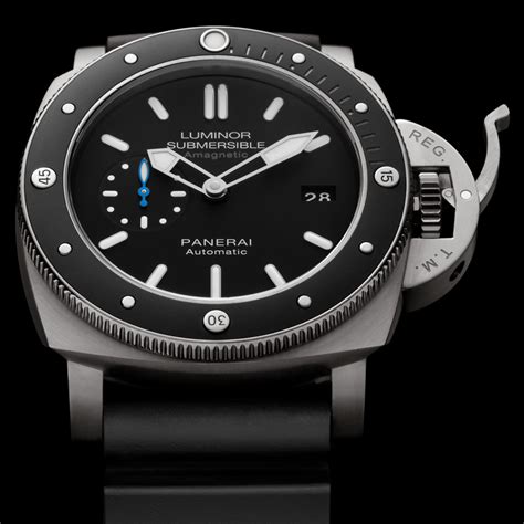 panerai luminor submersible 1950 amagnetic automatic titanium watch - pam00389|panerai luminor submersible 1950.